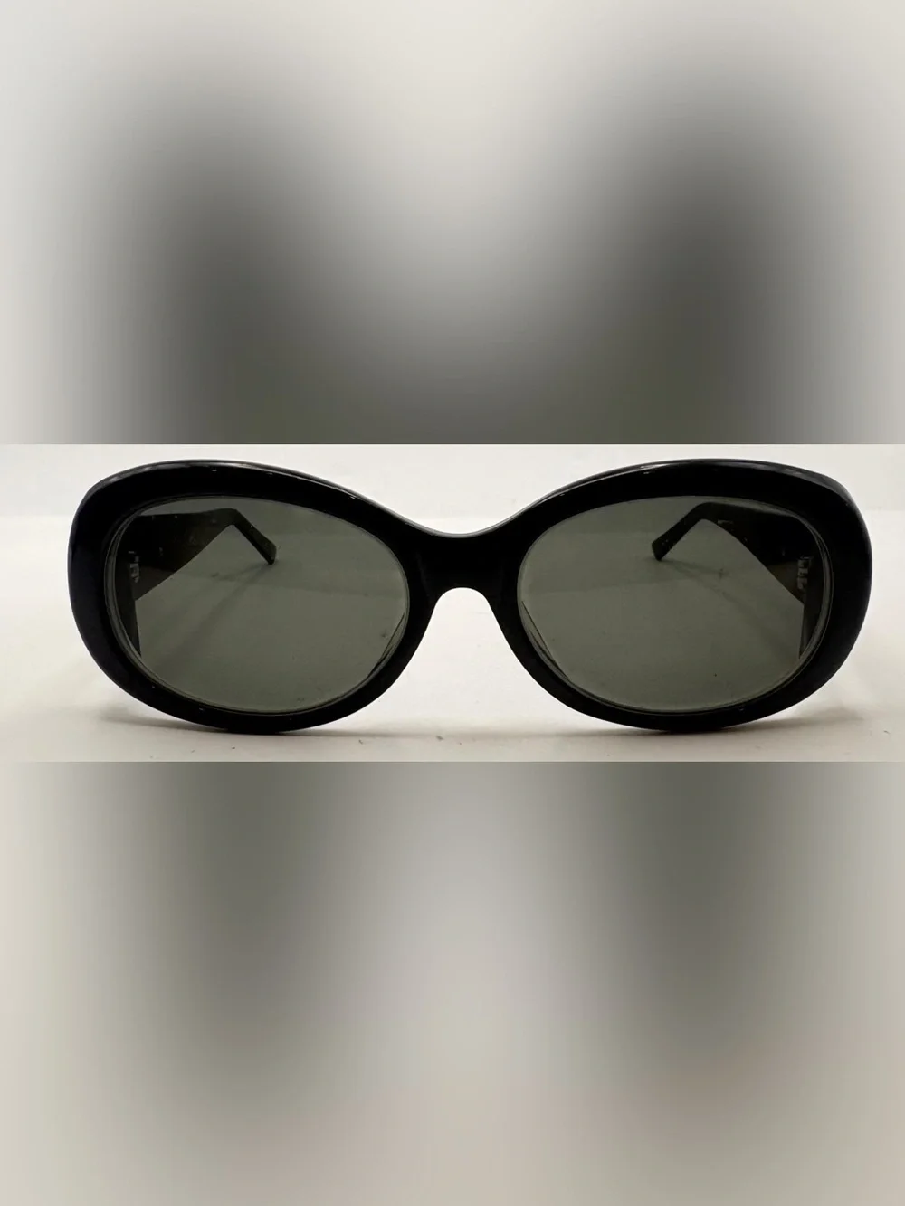 Black Oval Sunglasses Frames Only